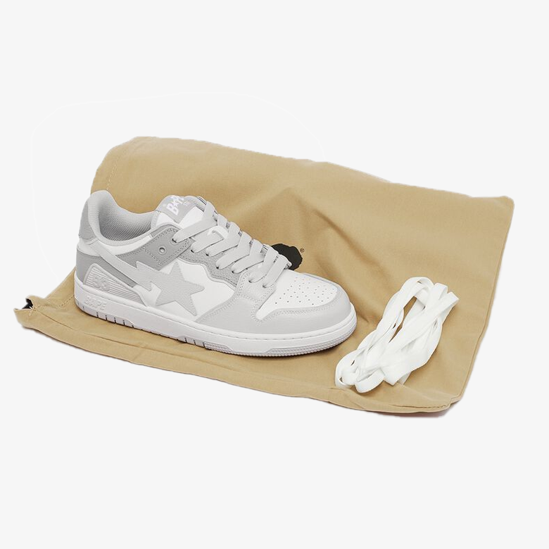 A Bathing Ape Bape SK8 Grey Fog