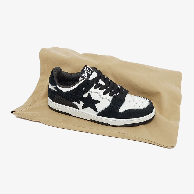 A Bathing Ape Bape SK8 White Black