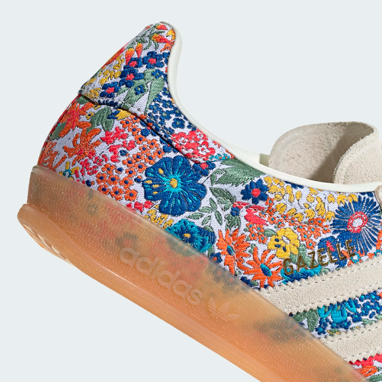 Adidas Gazelle Indoor Liberty London Floral Embroidery