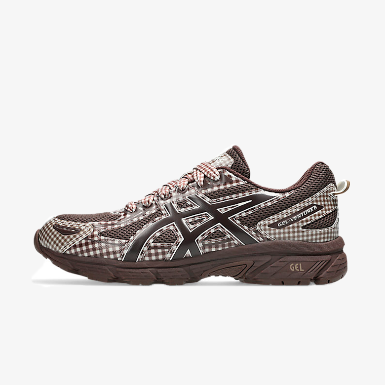 ASICS Gel-Venture 6 Story mfg. Reddish Brown Gingham