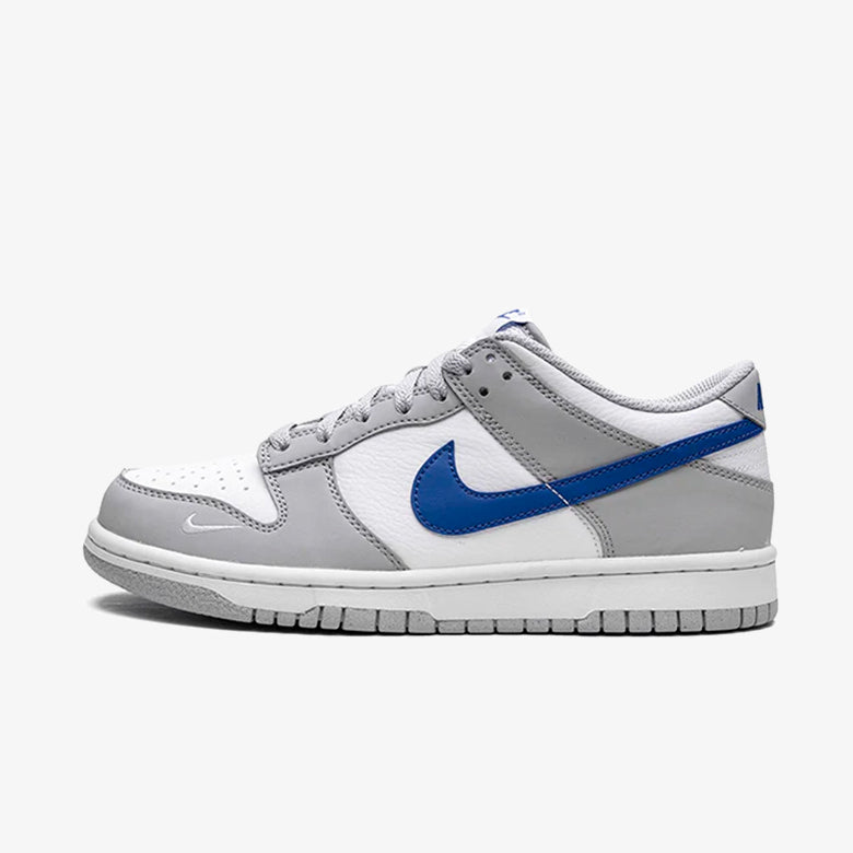 Nike Dunk Low Mini Swoosh Wolf Gray Game Royal (GS)