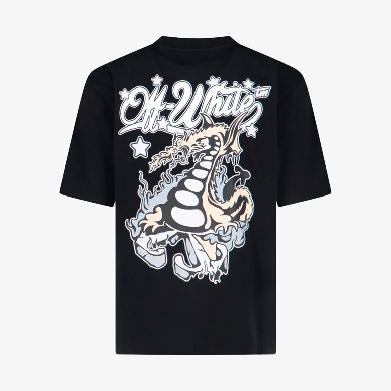 Off-White Dragon Skate Black Tee