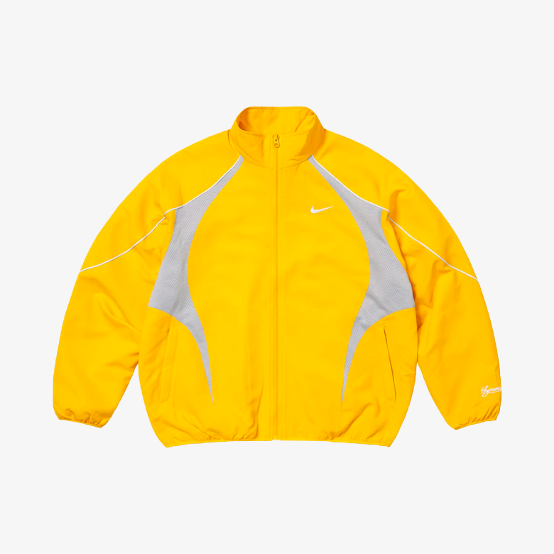 Supreme Nike Track Jacket Yellow