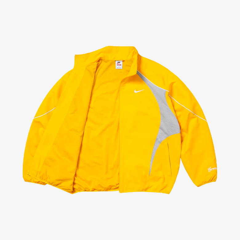 Supreme Nike Track Jacket Yellow