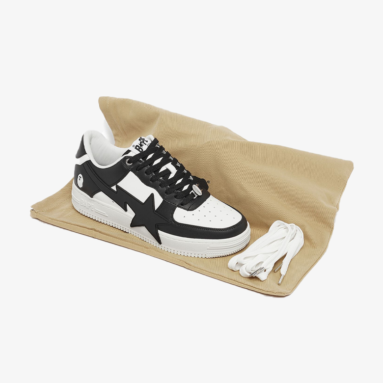 A Bathing Ape Sta Enlarged Black