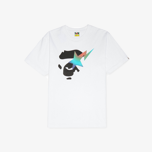 A Bathing Ape Gradation Tee white