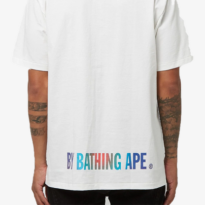 A Bathing Ape Gradation Tee white