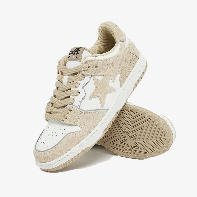 A Bathing Ape SK8 Bege Bape