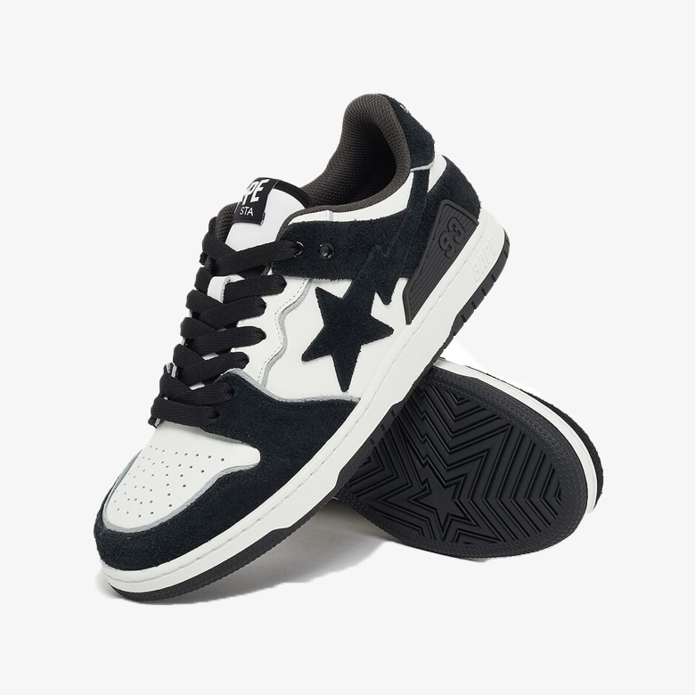 A Bathing Ape Bape SK8 White Black
