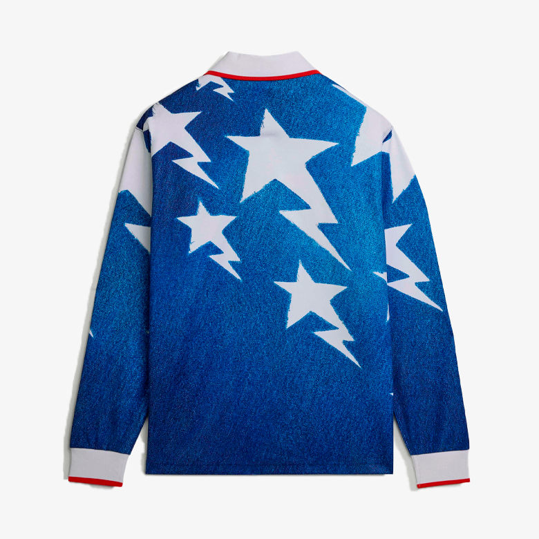 Adidas x BAPE Ls Sta Jersey Blue