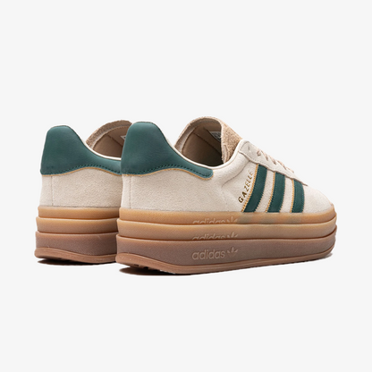 Adidas Gazelle Bold Magic Beige Collegiate Green