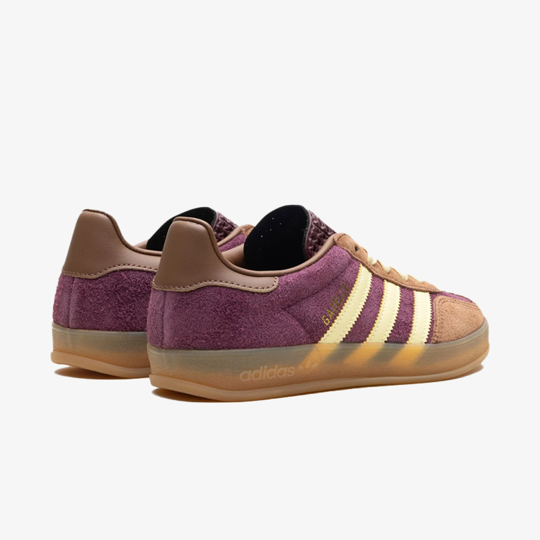 Adidas Gazelle Indoor Maroon Almost Yellow