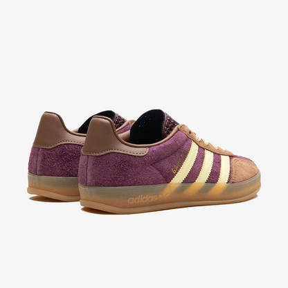 Adidas Gazelle Indoor Maroon Almost Yellow