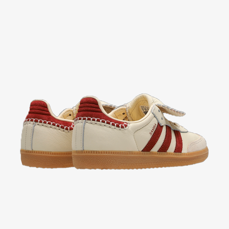 Adidas Samba OG Beigetan Red Bold Gold