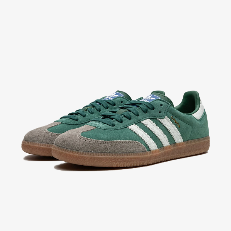 Adidas Samba OG Collegiate Green Gum Grey Toe