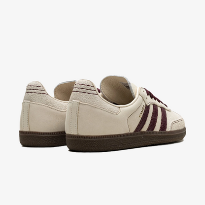 Adidas Samba OG Wonder White Maroon