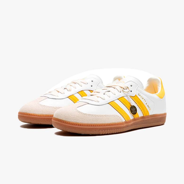 Adidas x Sporty & Rich Samba OG Sneakers Yellow