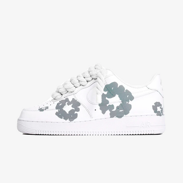Nike Air Force 1 Low Custom – Denim Tears Rope Laces White