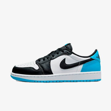 Air Jordan 1 Low Black Dark Powder Blue