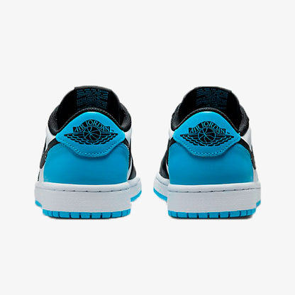 Jordan 1 Low Black Dark Powder Blue (W)