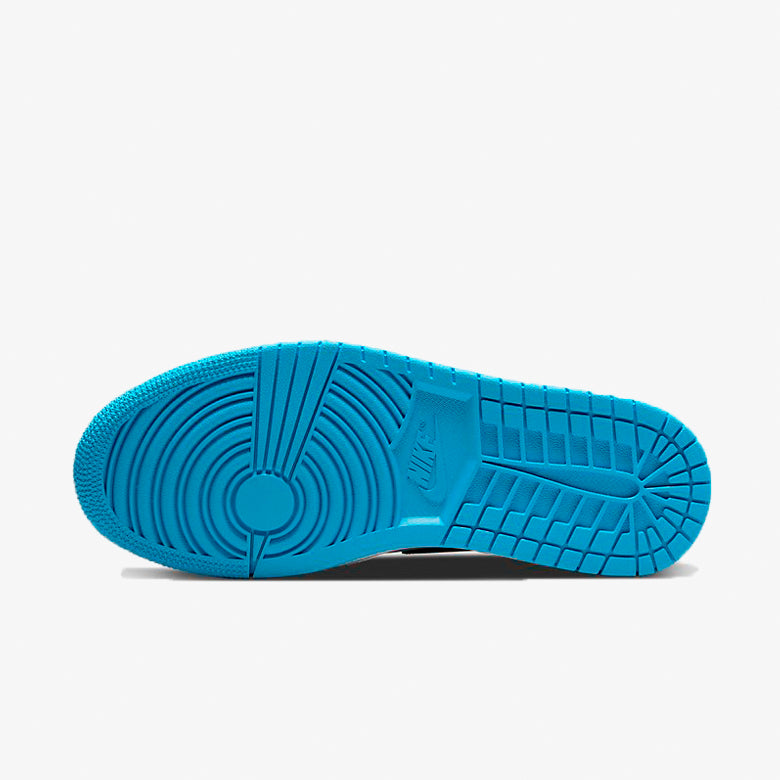 Air Jordan 1 Low Black Dark Powder Blue