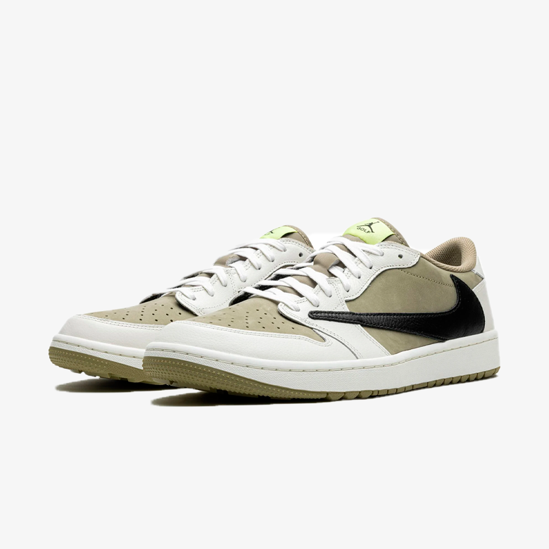 Jordan 1 Retro Low Golf Travis Scott Neutral Olive