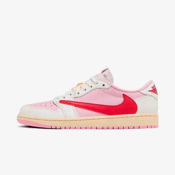 Air Jordan 1 Retro Low OG SP Travis Scott Sail Tropical Pink