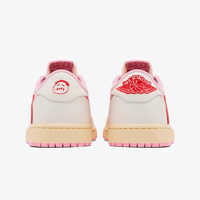 Air Jordan 1 Retro Low OG SP Travis Scott Sail Tropical Pink
