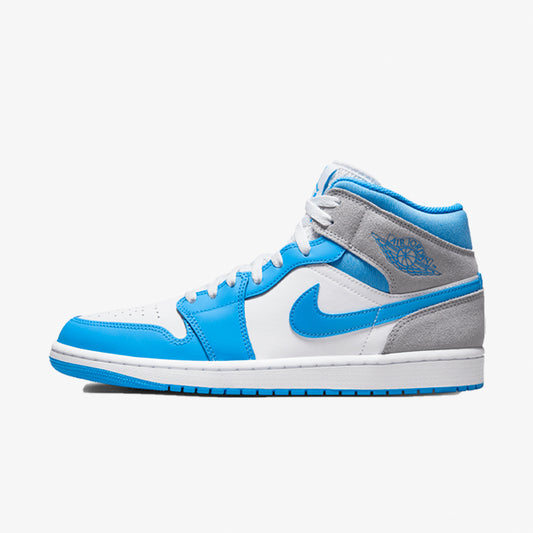 Jordan 1 Mid University Blue Grey