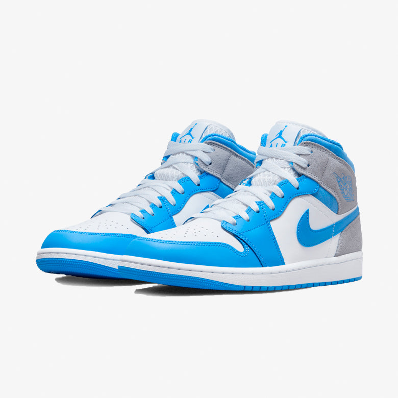 Jordan 1 Mid University Blue Grey