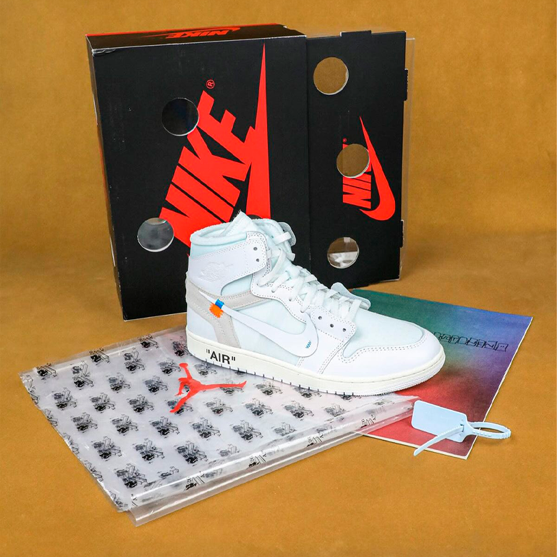 Air Jordan 1 Retro High Virgil Abloh Off White Archive Alaska