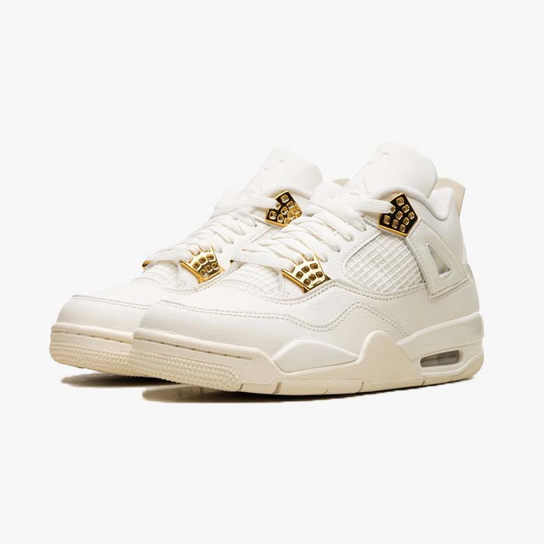 Air Jordan 4 Sail Metallic Gold