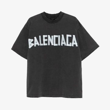 Balenciaga Tape Type Black T-shirt