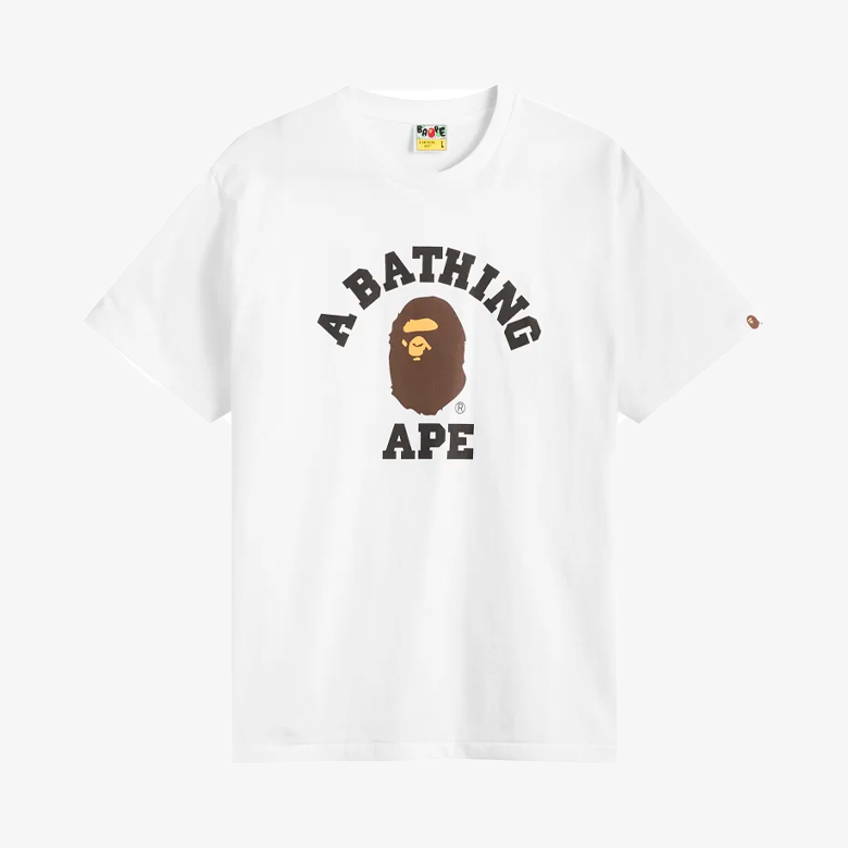Bape A Bathing Ape College T-shirt White