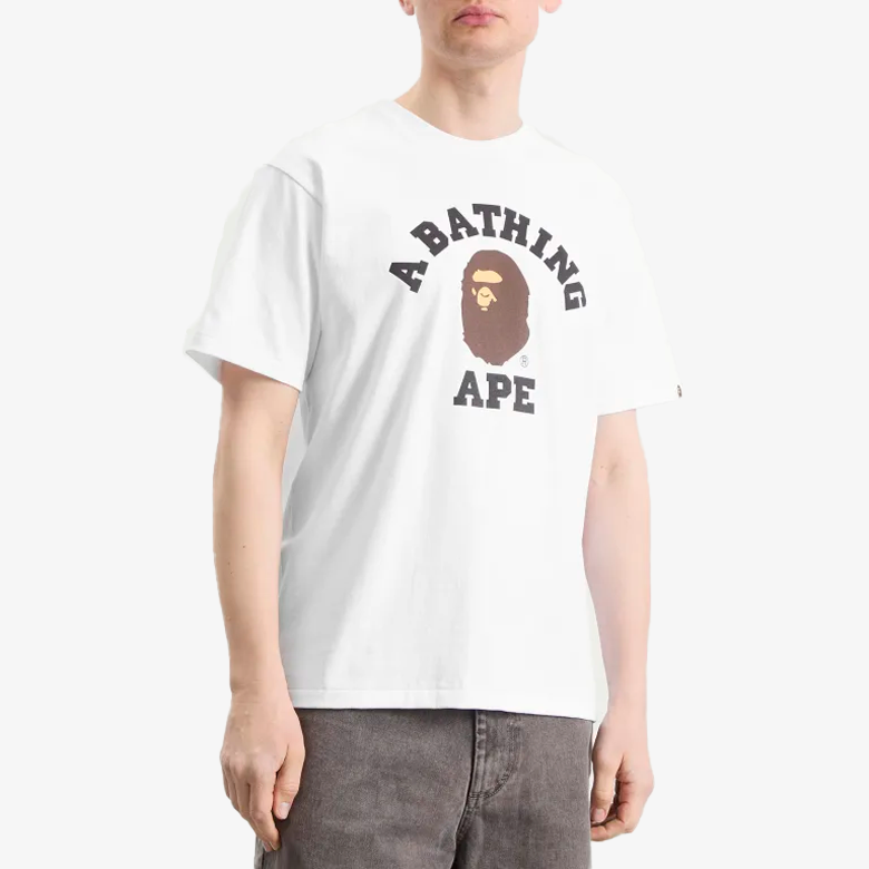 Bape A Bathing Ape College T-shirt White