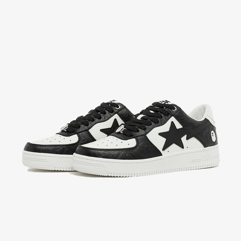 Bape Sta Low Line Camo Black White