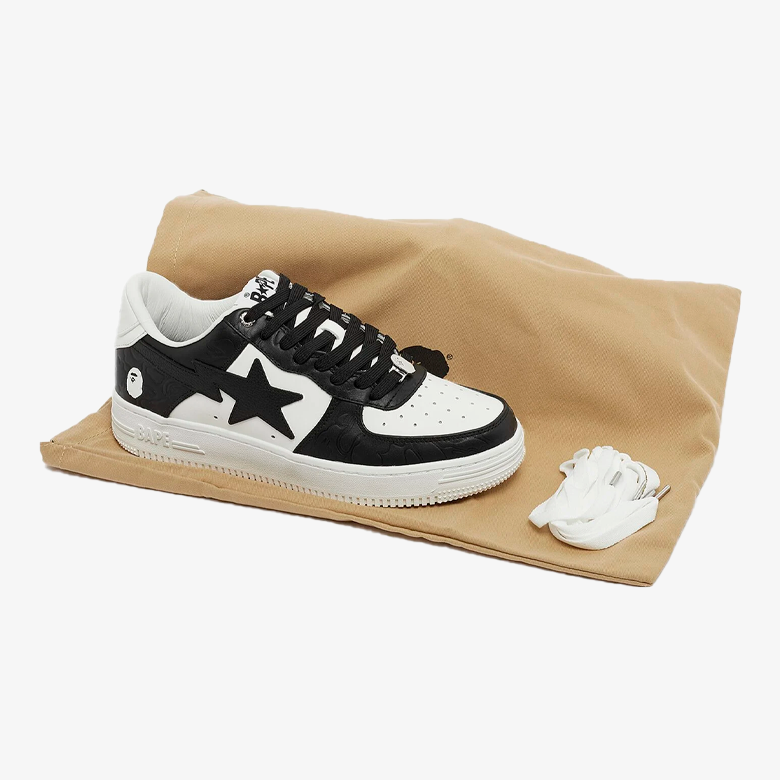 Bape Sta Low Line Camo Black White