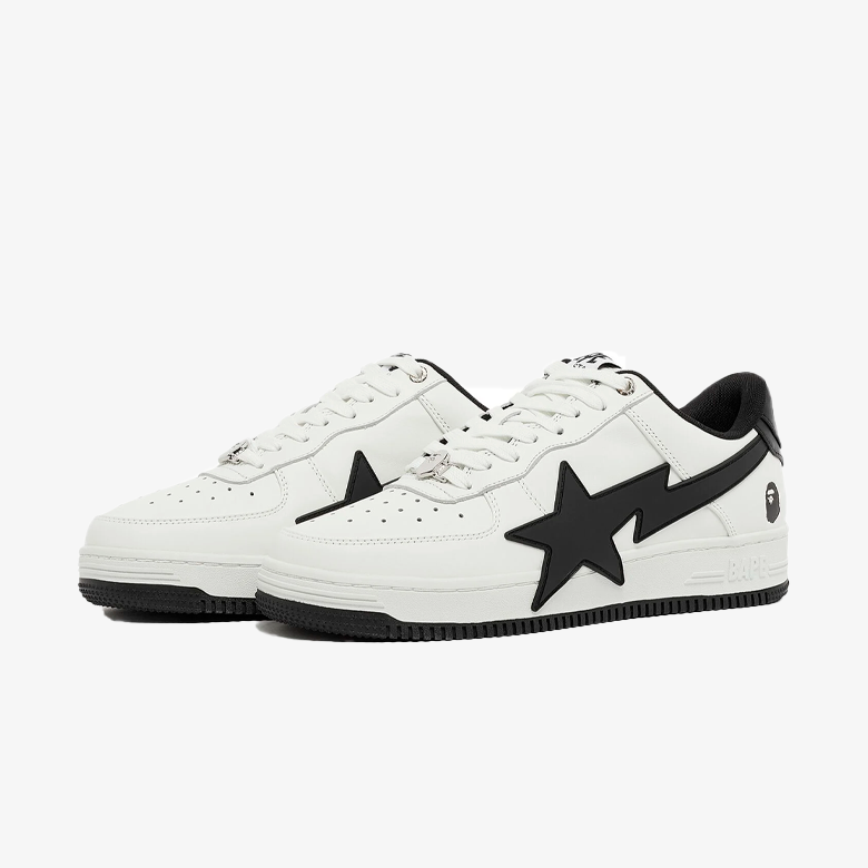 A Bathing Ape Bape Sta OS #2 White Black