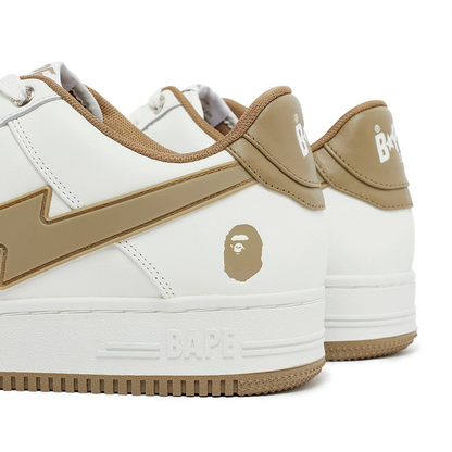 A Bathing Ape Bape Sta OS #2 White Beige