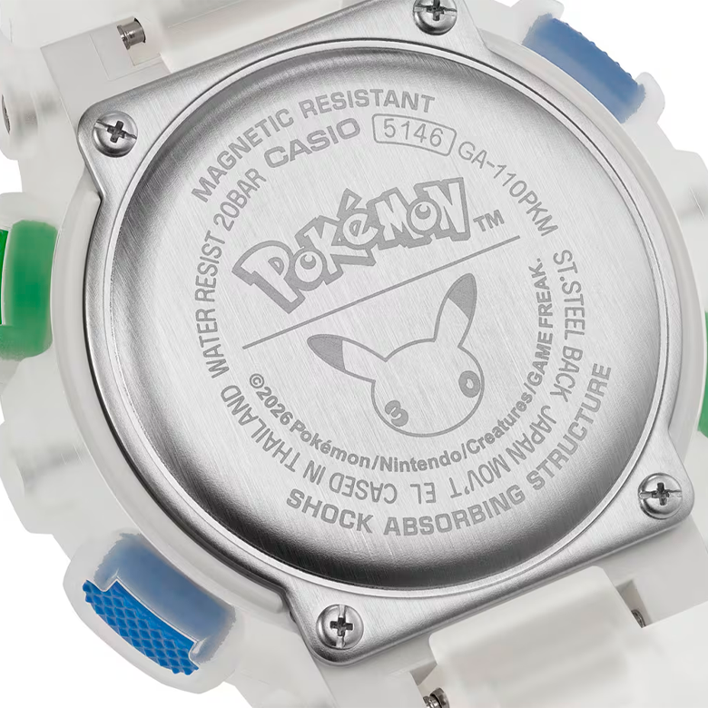 Casio G-Shock x Pokemon 30th Anniversary GA-110PKM-7A