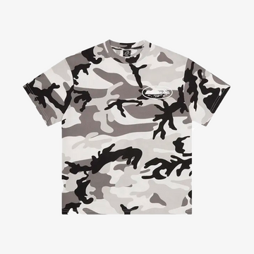 Corteiz Island Puff Print Tee 'Arctic Camo'