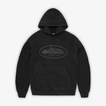 Corteiz Alcatraz Hoodie Triple Black