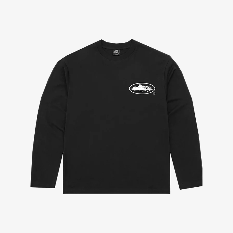 Corteiz Longsleeve Black Alcatraz