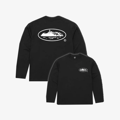 Corteiz Longsleeve Black Alcatraz