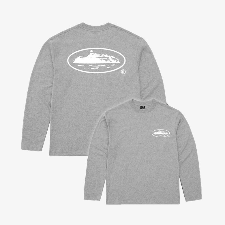 Corteiz Longsleeve Grey Alcatraz