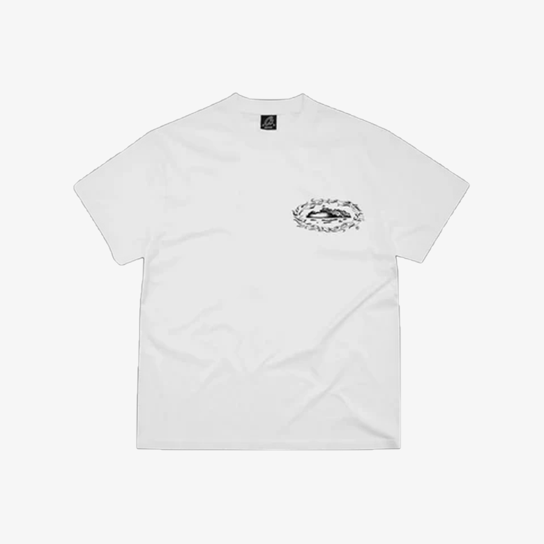 Corteiz Firey Alcatraz White Tee