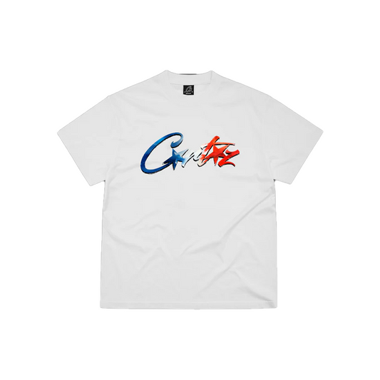 Corteiz Francais Allstarz Tee White