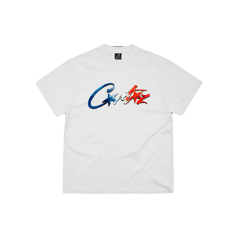 Corteiz Francais Allstarz Tee White