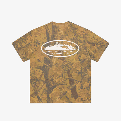 Corteiz Island Puff Print Tee Camo