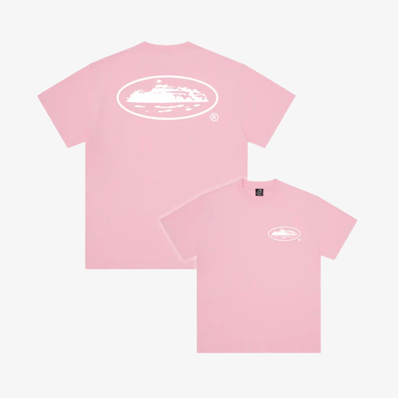Corteiz OG Island Tee - Baby Pink